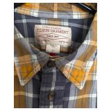 Three Filson Garment Plaid Button Down Shirts