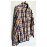 Three Filson Garment Plaid Button Down Shirts