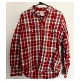 Three Filson Garment Plaid Button Down Shirts