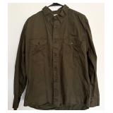 Three Filson Garment Plaid Button Down Shirts