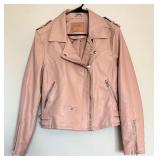 Blank Nyc Pink Faux Leather Moto Women