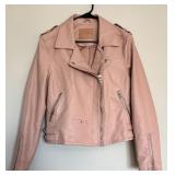 Blank Nyc Pink Faux Leather Moto Women