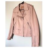 Blank Nyc Pink Faux Leather Moto Women
