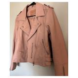 Blank Nyc Pink Faux Leather Moto Women