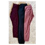 Two Pairs of Lulu Lemon Leggings and 1 Lulu Lemon Jogger