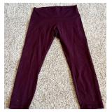 Two Pairs of Lulu Lemon Leggings and 1 Lulu Lemon Jogger