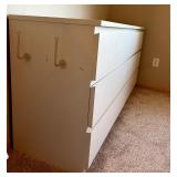 White Six Drawer Dresser