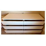 White Six Drawer Dresser