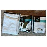 Blackout Window Curtains and White Sheer Curtain Panels