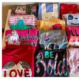 Whimsical Graphic T-Shirts and Variety of Shorts Girls Size 7 / 8