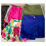 Whimsical Graphic T-Shirts and Variety of Shorts Girls Size 7 / 8