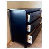 Dark Brown Three Drawer Chest of Drawers