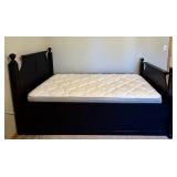 Black Twin Trundle Bed Frame