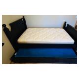 Black Twin Trundle Bed Frame