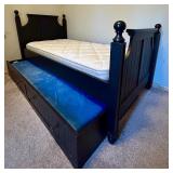 Black Twin Trundle Bed Frame