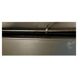 Espresso Faux Leather Storage Ottoman with Reversible Tray