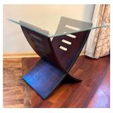 Steve Silver Noland Wood and Glass Accent Table