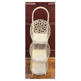 Decorative Three Tiered Basket Organizer