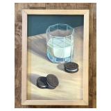 "Milk and Cookies" Original Painting by D. Van Horn