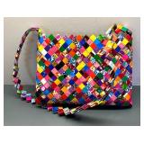 Woven Wrapper Handbag