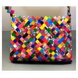 Woven Wrapper Handbag
