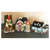 Village Houses by Dickens Collectables, St. Nicolas Square and Lemax