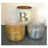 Six Decorative Candle Holders