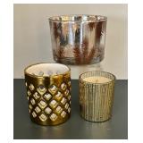 Six Decorative Candle Holders
