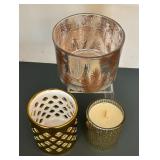 Six Decorative Candle Holders