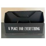 Desktop Organizer and Two Netter Homes & Gardens Planter Pots