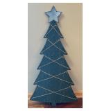 Tree Figurine Holiday Card Display Organizer