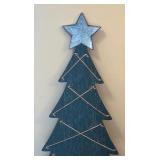 Tree Figurine Holiday Card Display Organizer