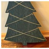 Tree Figurine Holiday Card Display Organizer