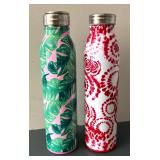 Six Insulated Tumblers by Stanley and Swig including Swig Dreamsicle Tumbler & Stanley Terrazzo Confetti Tumbler