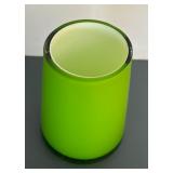 Gorgeous Handmade Green Glass Vase by Villeroy & Boch
