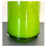 Gorgeous Handmade Green Glass Vase by Villeroy & Boch