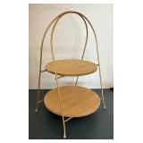 Two Tier Decorative Tray, Sugar and Coffee Container