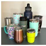 Nine Insulated Tumblers by Stanley, Swig, Yeti, Manna, Takeya and Orca