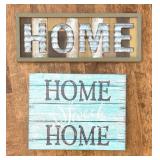 Two Home Motif Decorative Wall Hangings