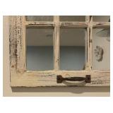 Decorative Vintage Window Pane Wall Hanging