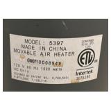 Lasko Movable Air Heater 5397