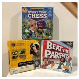 New Story Time Chess, Beat The Parents and Best in Show Games