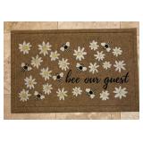 Bee Our Guest Welcome Mat