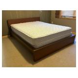 Vintage Wooden Queen Bed Frame