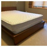 Vintage Wooden Queen Bed Frame