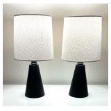 Pair of Petite Stylish Table Lamps