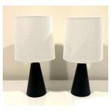 Pair of Petite Stylish Table Lamps