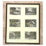 Selection of Six Vintage Etching Prints By T. Gordon