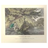 Selection of Six Vintage Etching Prints By T. Gordon