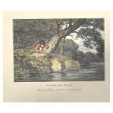 Selection of Six Vintage Etching Prints By T. Gordon